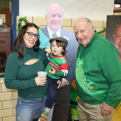 Posing with Grand Marshall Mickey Coyne