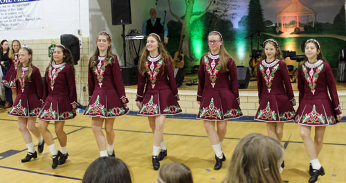 Murphy Irish Dancers at Mickey Coyne event