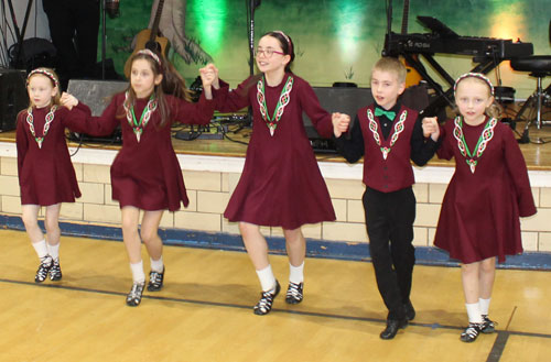 Murphy Irish Dancers at Mickey Coyne event