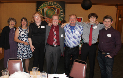 Attendees of Murphy Irish Arts 45th anniversary