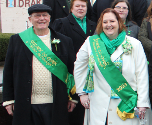 Parade Co-chairs Kevin McDunough and Maureen Cavanaugh