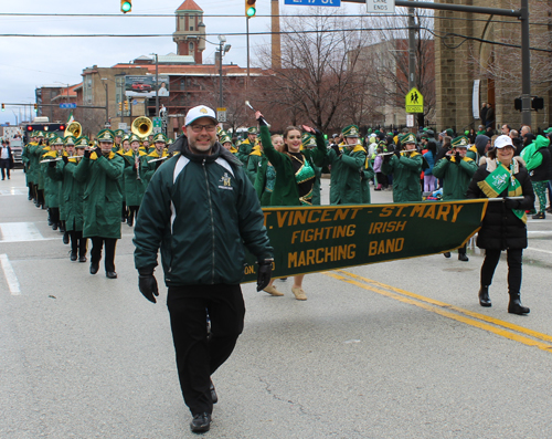 St. Vincent-St. Mary Fighting Irish Marching Band and Irish Dancers