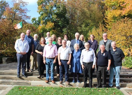 Cleveland Achill Twinning group in Irish Cultural garden