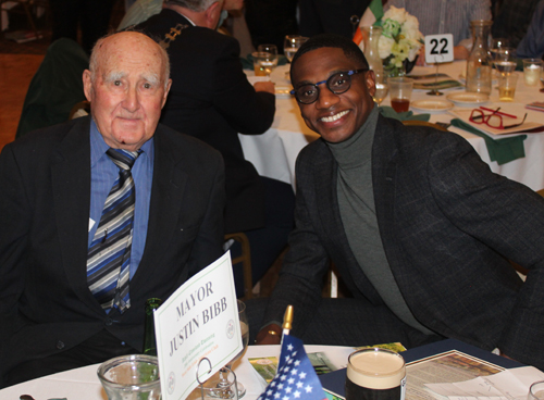 John O'Brien Sr. and Mayor Justin Bibb