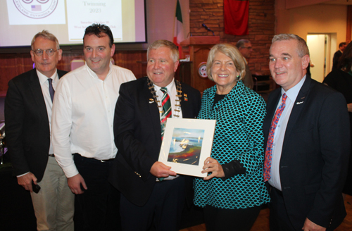 Mayors Michael Loftus, Jane Campbell and others