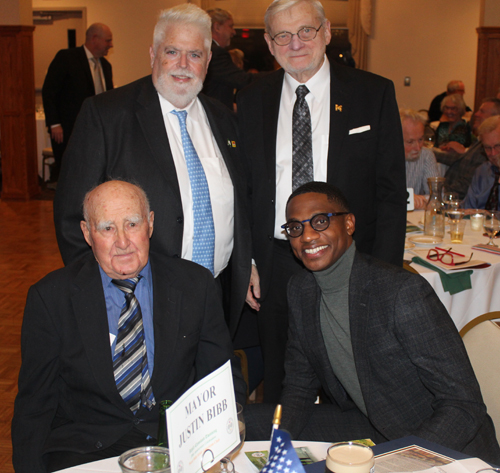 John Myers, Gerry Quinn, John O'Brien Sr. and Mayor Bibb