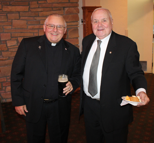 Priest at Twinning event at WSIAC