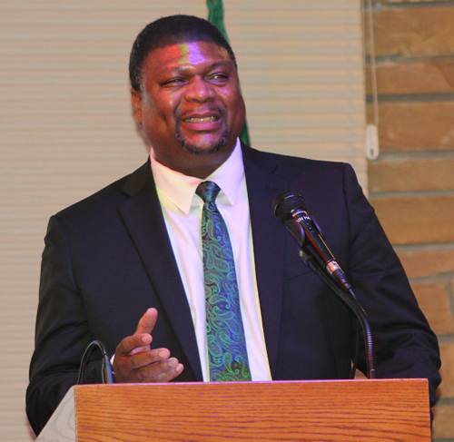 Cuyahoga County Council president Pernel Jones Jr.
