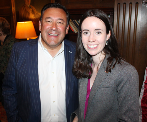 Edward McNamara and Ellen Flanagan, Vice Consul General, Consulate of New York