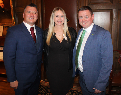 Brandon and Jennifer Greear with Mark Owens