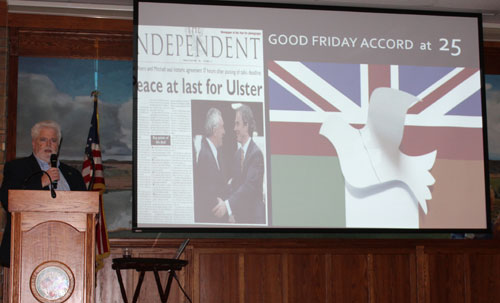 John Myers and Good Friday Accord at 25 slide