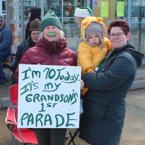 St Patrick's Day Parade crowd