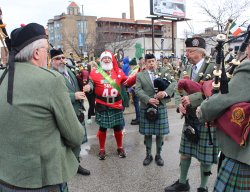 IACES Pipers with Buckeye Santa