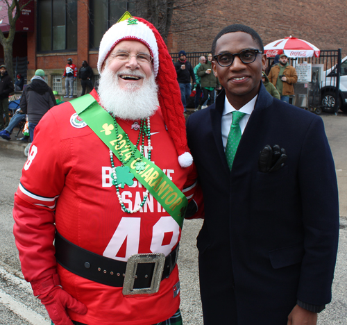 Buckeye Santa and Mayor Juston Bibb