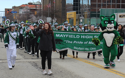 Cleveland 2024 St. Patrick's Day Parade - Mayfield Band