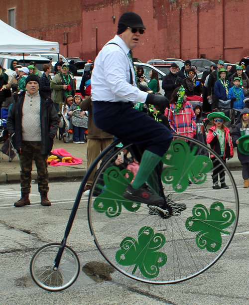 Cleveland 2024 St. Patrick's Day Parade - bike