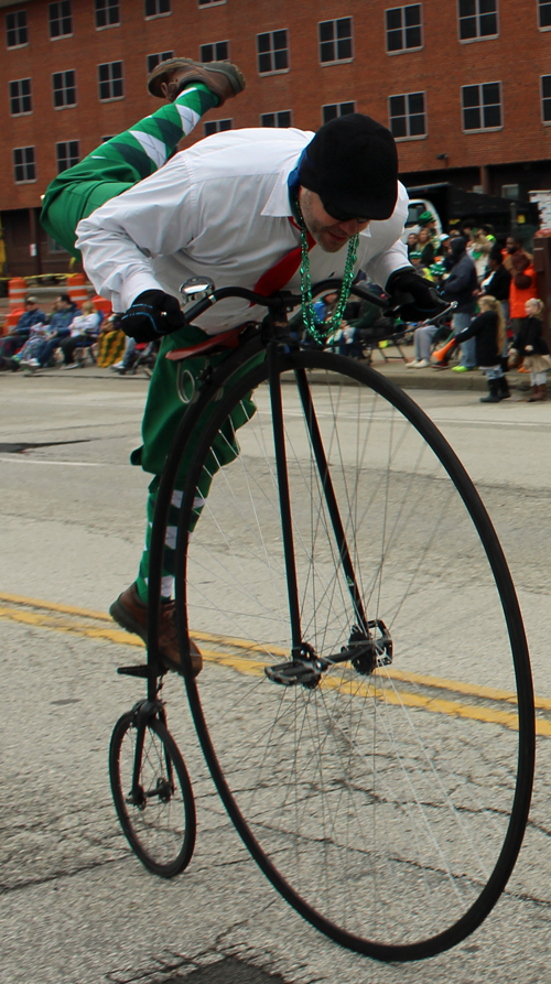 Cleveland 2024 St. Patrick's Day Parade - bike