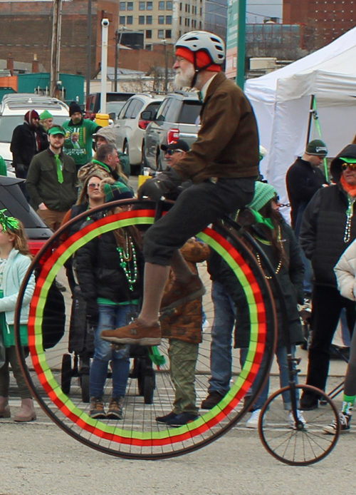 Cleveland 2024 St. Patrick's Day Parade - bike