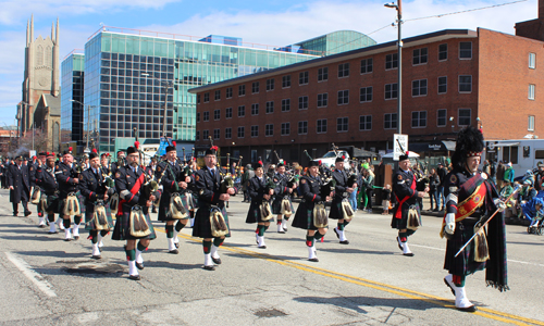 Cleveland Fire Fighters at St. Patrick's Day Parade 2024