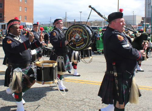 Cleveland Fire Fighters at St. Patrick's Day Parade 2024