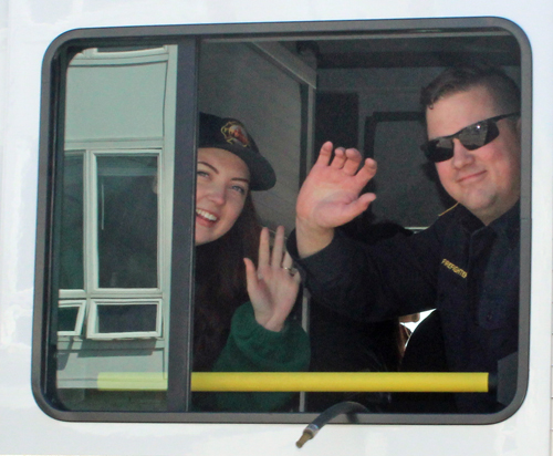 Cleveland Fire Fighters at St. Patrick's Day Parade 2024