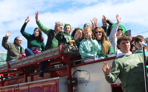 Cleveland Fire Fighters at St. Patrick's Day Parade 2024