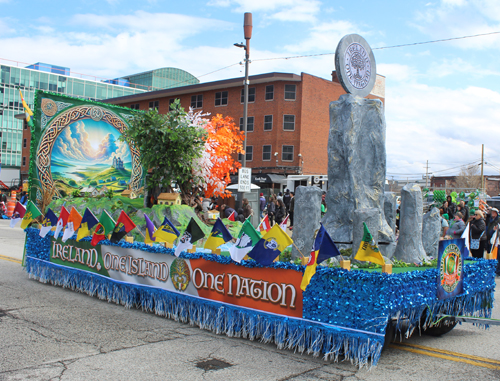 Cleveland 2024 St. Patrick's Day Parade - IACES float