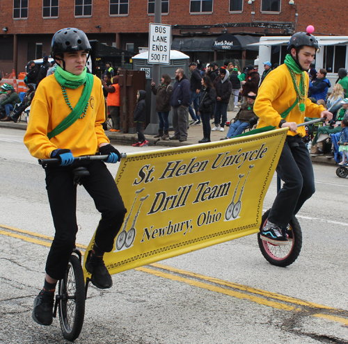 Cleveland 2024 St. Patrick's Day Parade - Unicycles