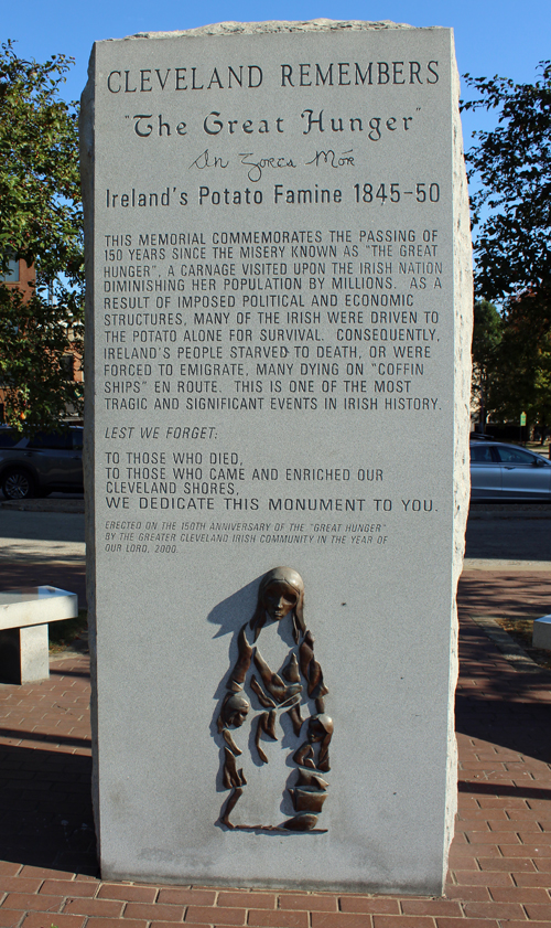 Irish Faminel Memorial in Cleveland
