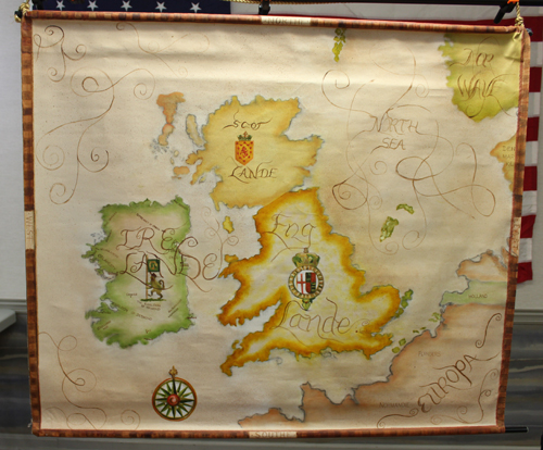 Map from Grace O'Malley's era