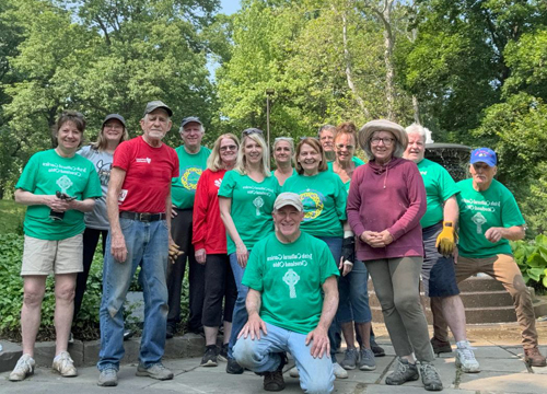 Irish Cultural Garden Cleanup group