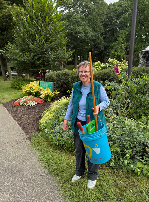 Irish Cultural Garden volunteer