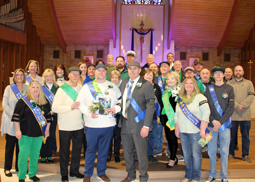 Honoring Hibernian of the Year Francis McGarry