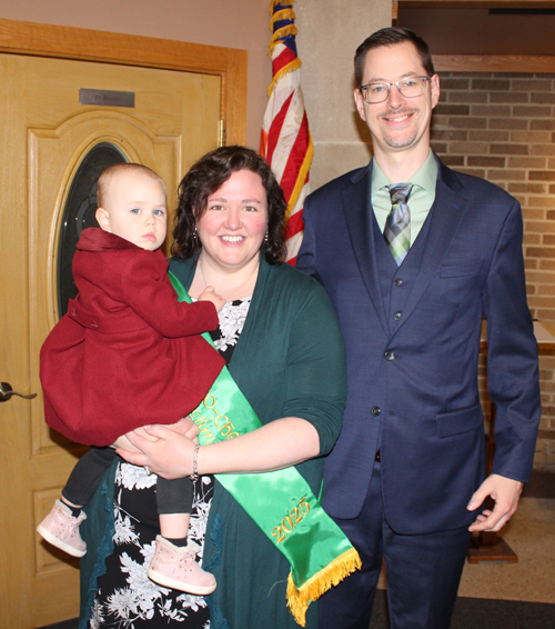 Inside Co-chair Katie Schmitt and family