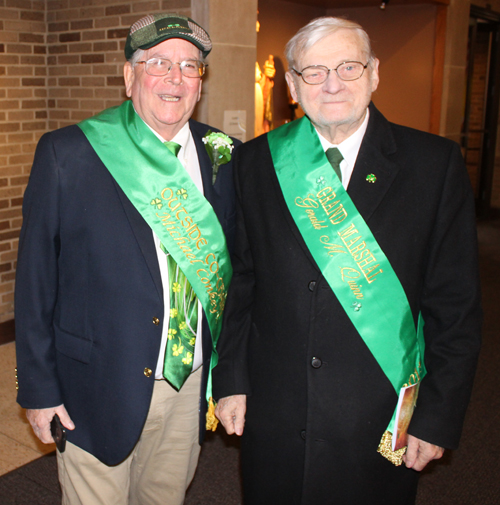 Outside Co-chair Michael Conkey with Gerry Quinn