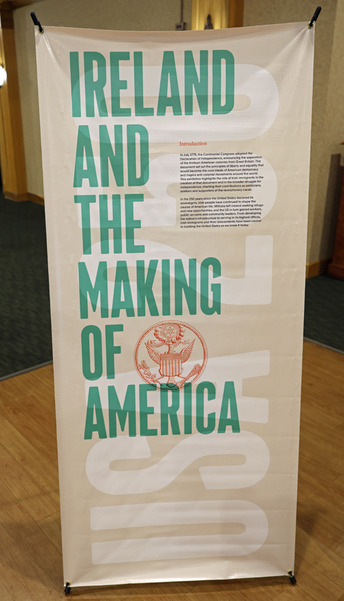 Ireland and the Making of America banner at IACES