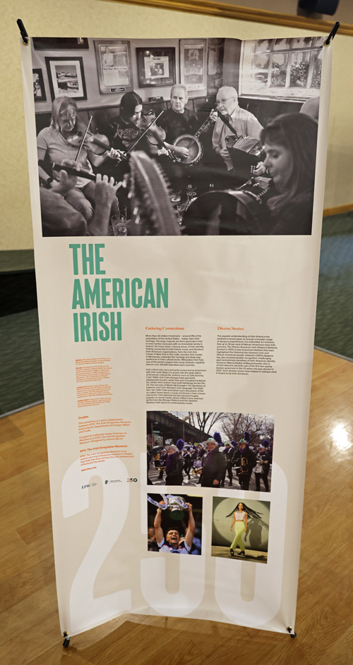 Ireland and the Making of America banners at IACES