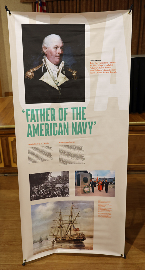 Ireland and the Making of America banners at IACES