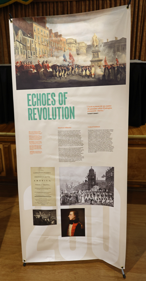 Ireland and the Making of America banners at IACES