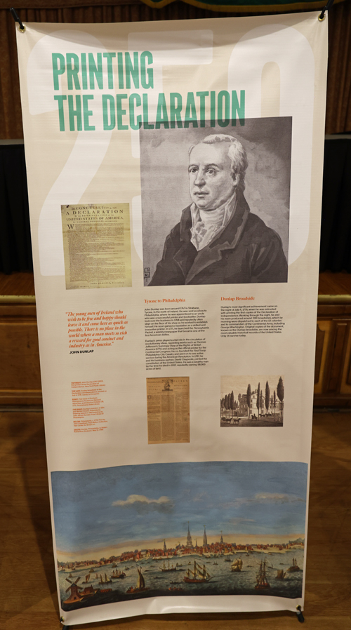 Ireland and the Making of America banners at IACES