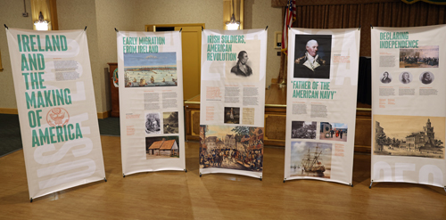 Ireland and the Making of America banners at IACES