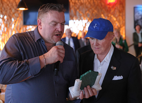 Ambassador Ed Crawford honored