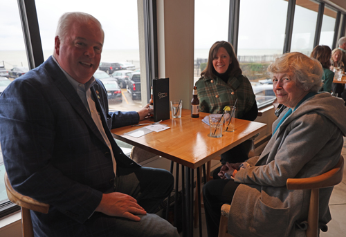 Danny Chambers, wife and Helen Malloy