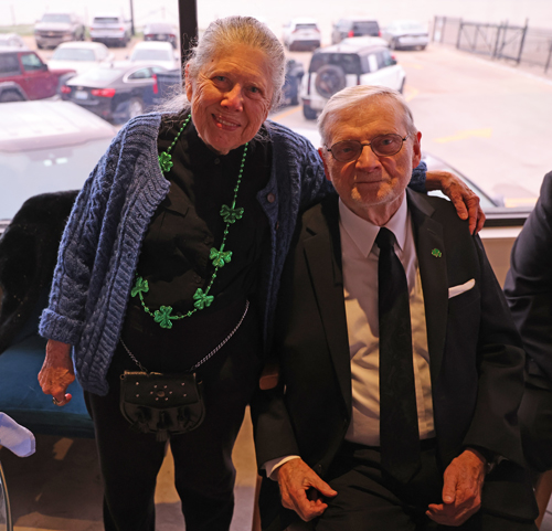 Gerry Quinn with Nellie's friend