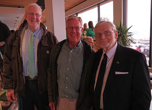 Gerry Quinn with two guys