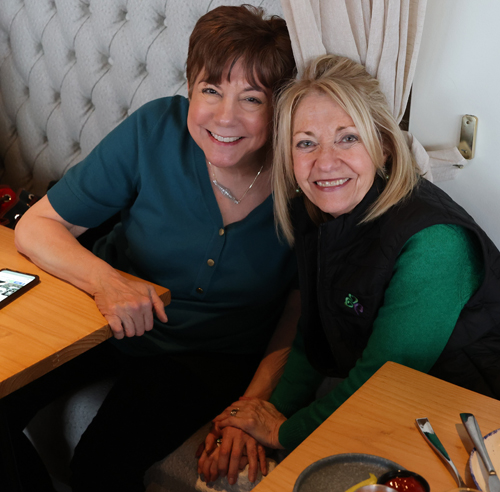 Michelle Morgan and friend