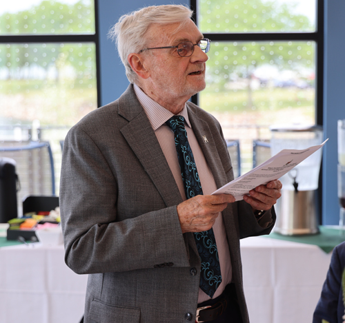 Founder and current Treasurer Gerry Quinn