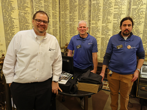 Greg Palumbo, Executive Director and  Caretakers Ray Query and  Madison Matuszak