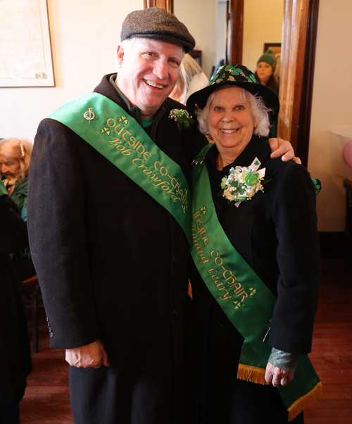 Parade Co-chairs Bob Crawford and Donna Leary