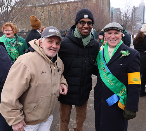 Mayor Justin Bibb and Dave McLaughlin